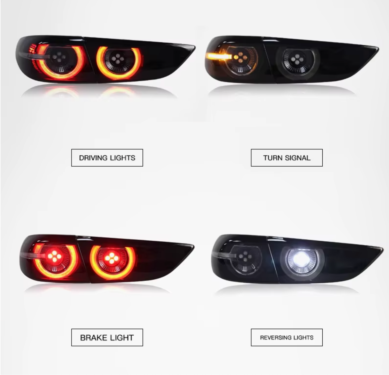 4th gen Mazda 3 sedan aftermarket tailight