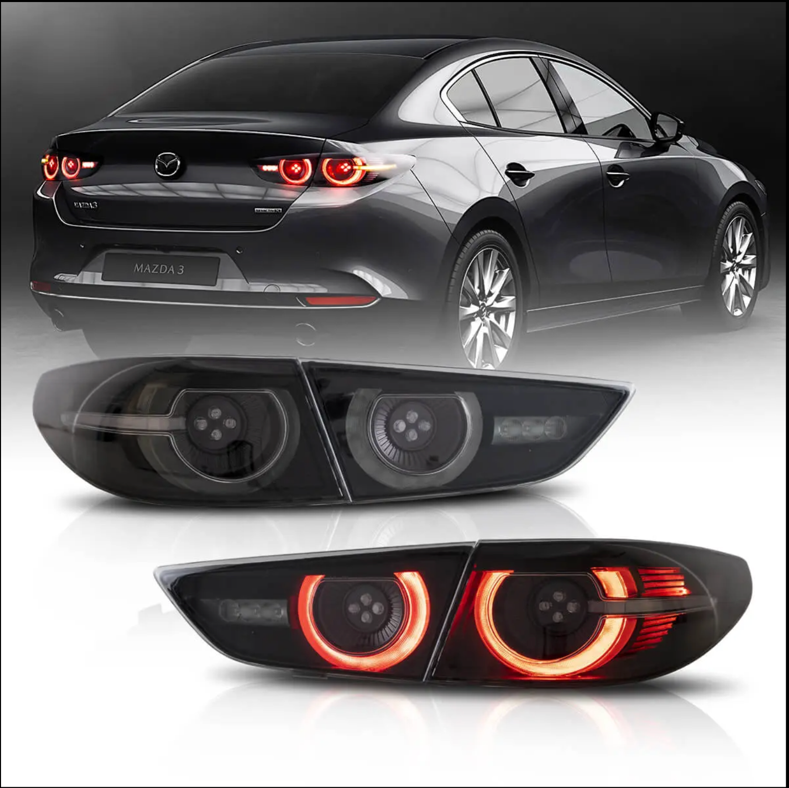 4th gen Mazda 3 sedan aftermarket tailight