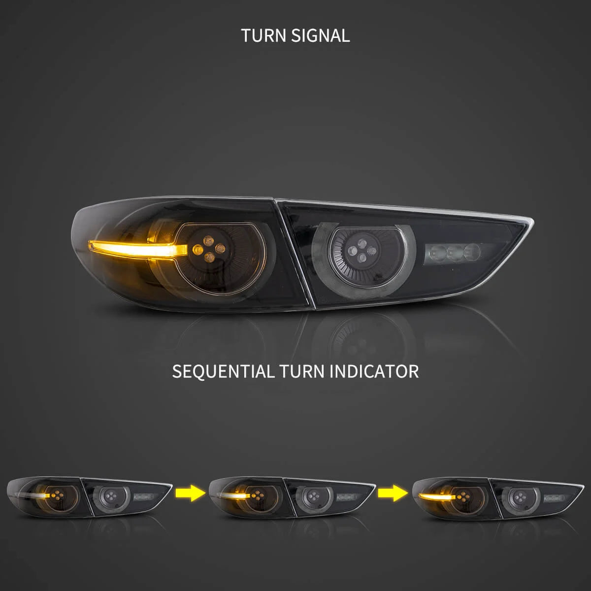 4th gen Mazda 3 sedan aftermarket tailight